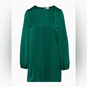 Aritzia Wilfred Marie Puff-sleeve mini dress size S